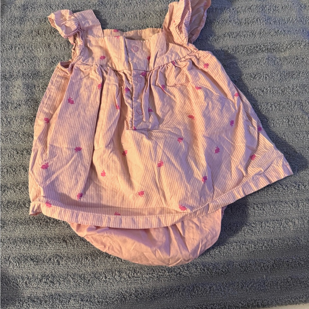 Carter's Pink Striped Kids Dress